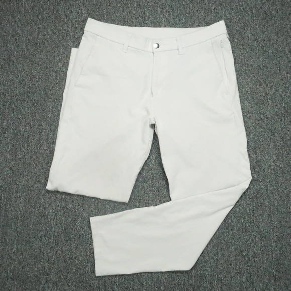 Lululemon Pants Men 33x28 Gray Commission Slim Fit Ventlight Zip Pocket